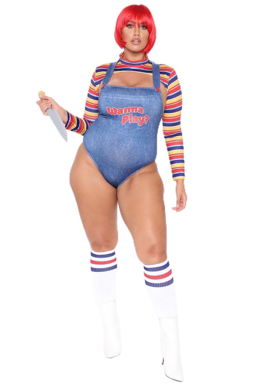 5034 Adult Sexy Chucky Costume Gothic Fancy DressM